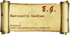 Berczelli Godiva névjegykártya